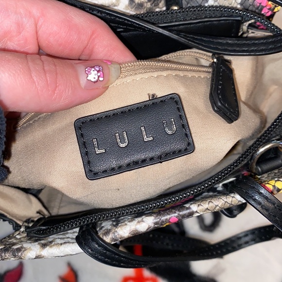 3/$30 LULU Snake Print Purse - Picture 6 of 8